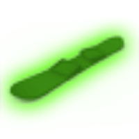Green Neon Snowboard
