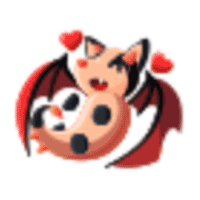 Bat Dragon Cuddle Animated Sticker