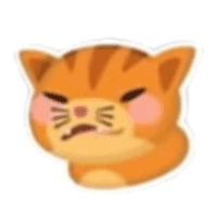 Dinner Discourse Cat Sticker