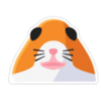Hamster Selfie Sticker