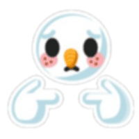 Pretty Please Snowball Sticker