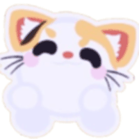 Mochi Meow Tumble Animated Sticker