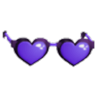 Purple Heart Glasses